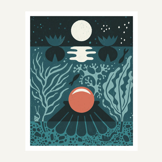 Pisces zodiac art print Pisces Cool_0022s_0002_White Gallery.jpg