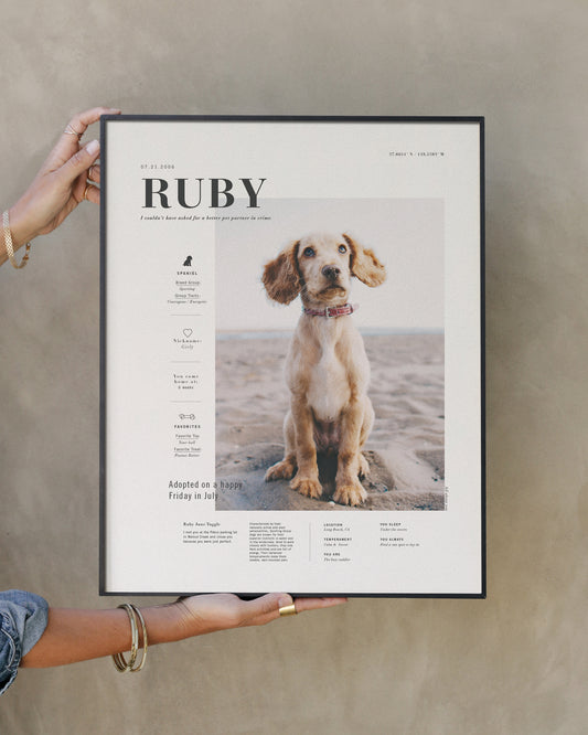 Pet Signature Art Print