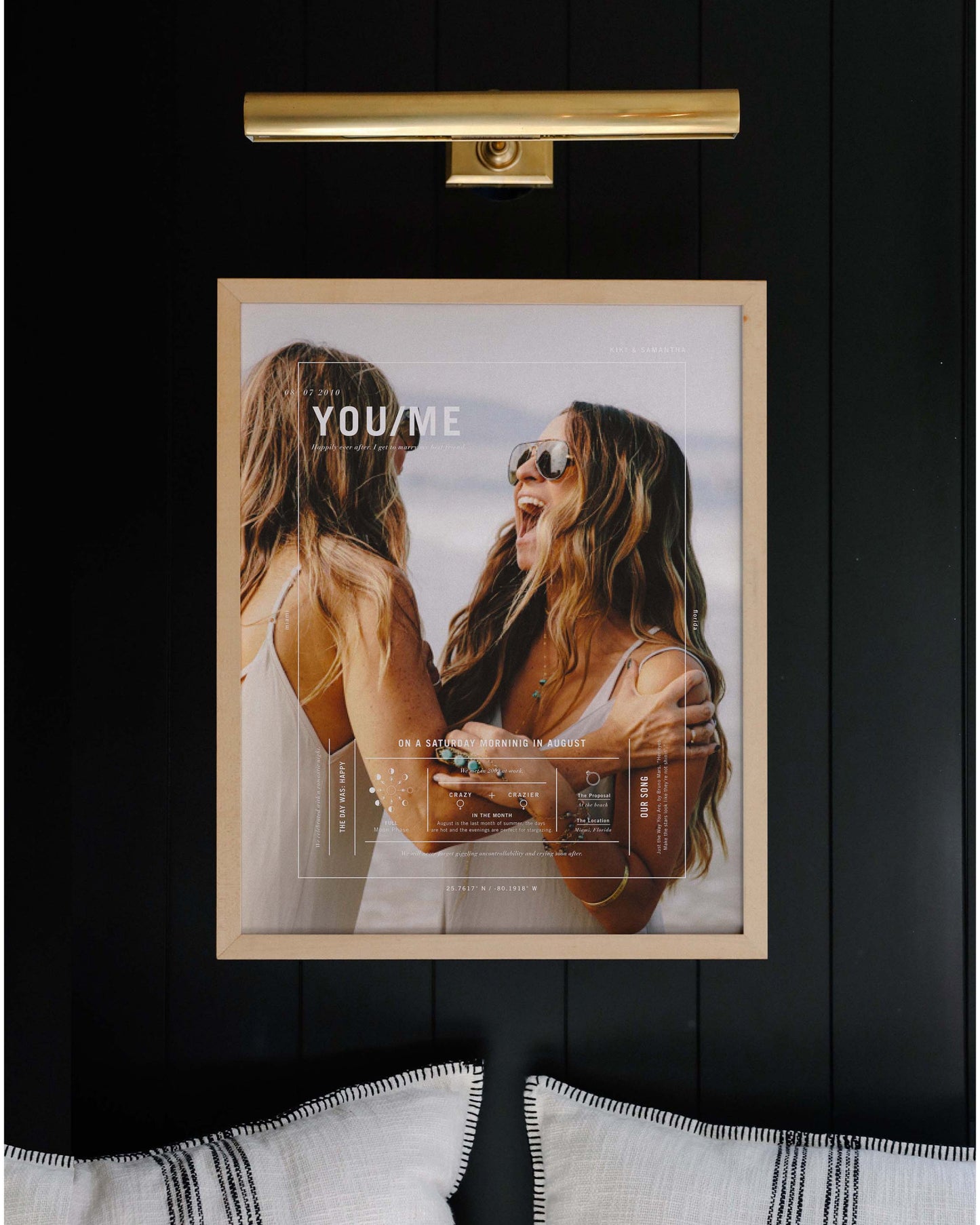 Engagement Signature Art Print