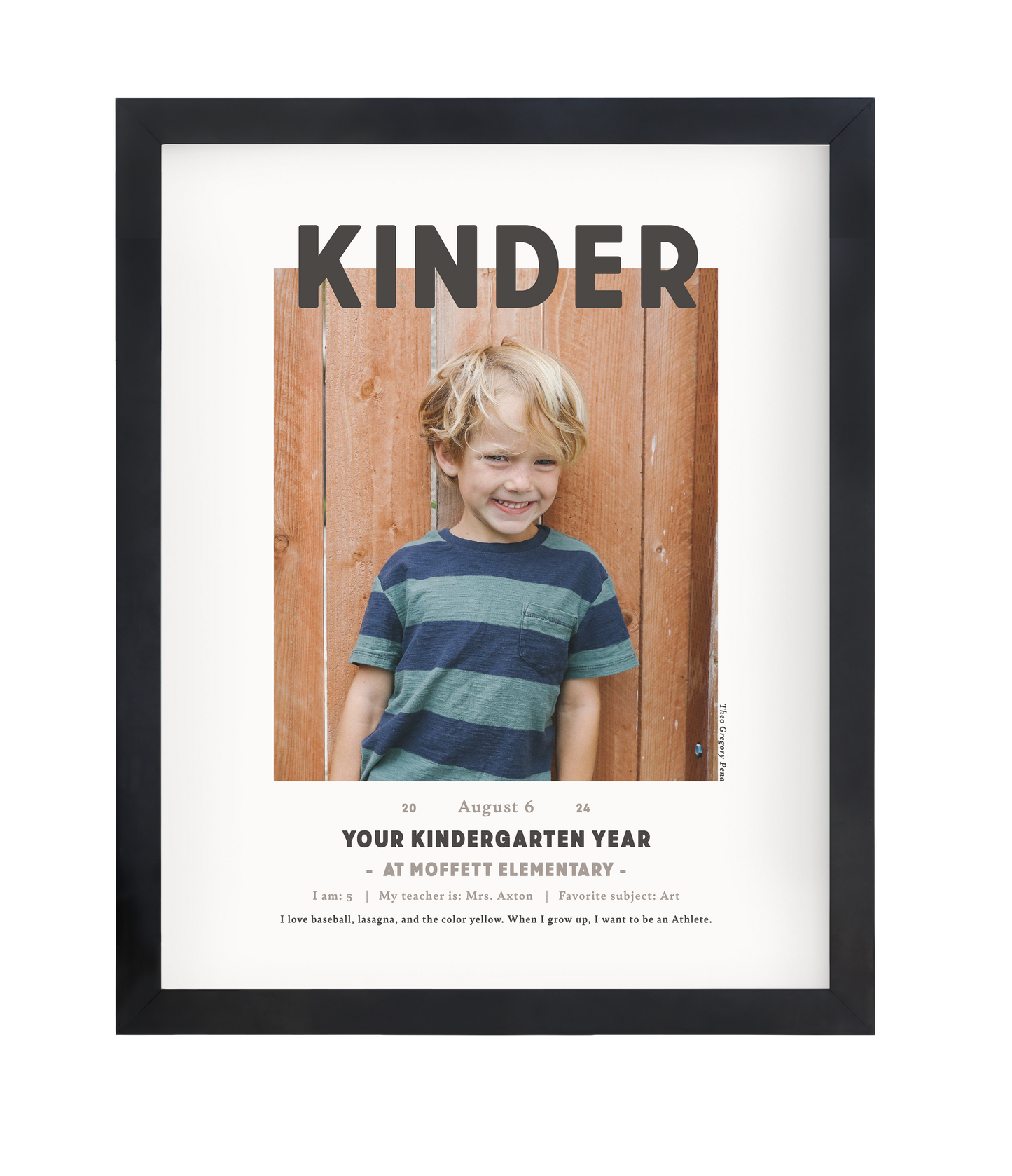 Back to School Snapshot Print