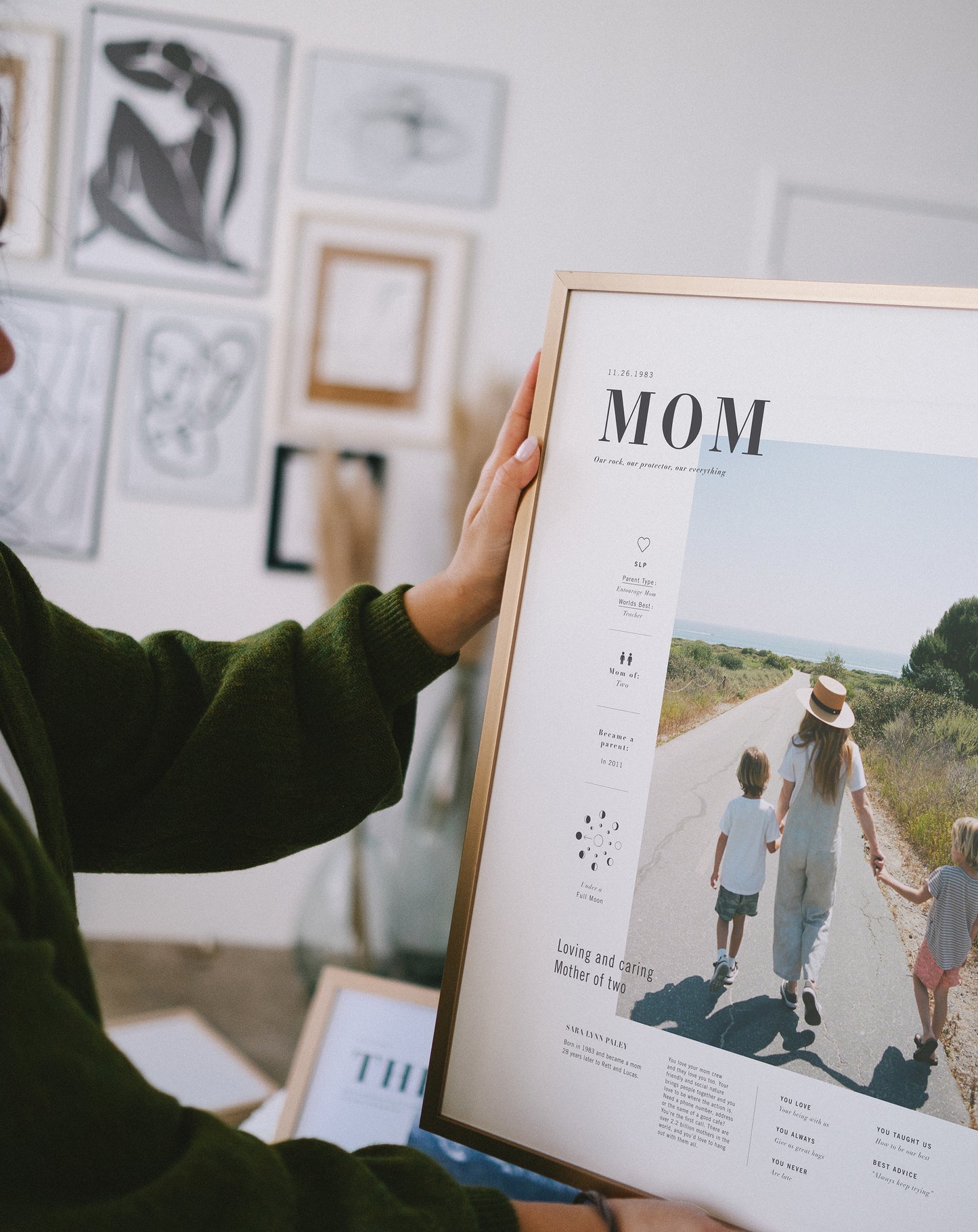 Mom Signature Art Print