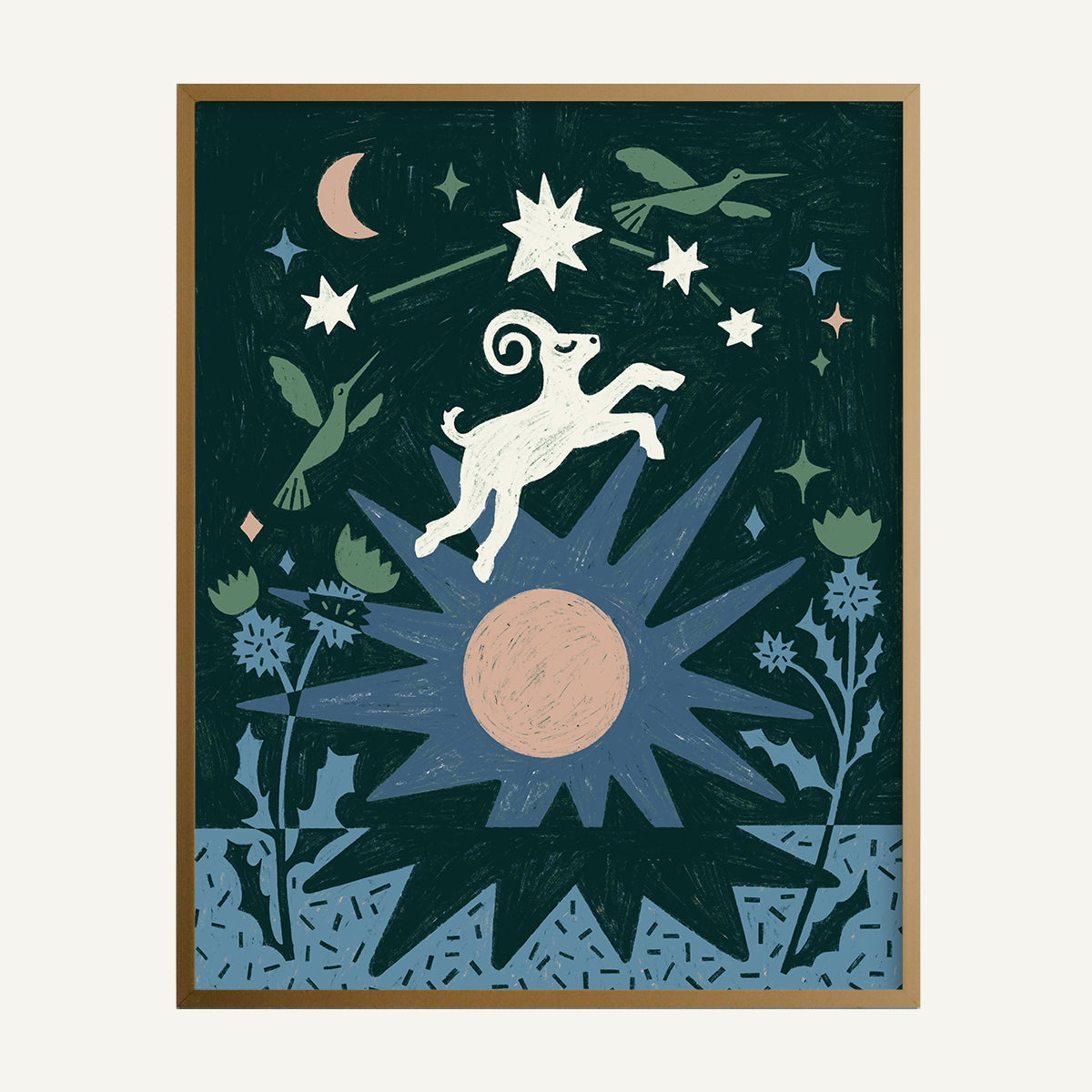 Aries zodiac art print Aries Cool_0000s_0001_Aries Cool Brass.jpg
