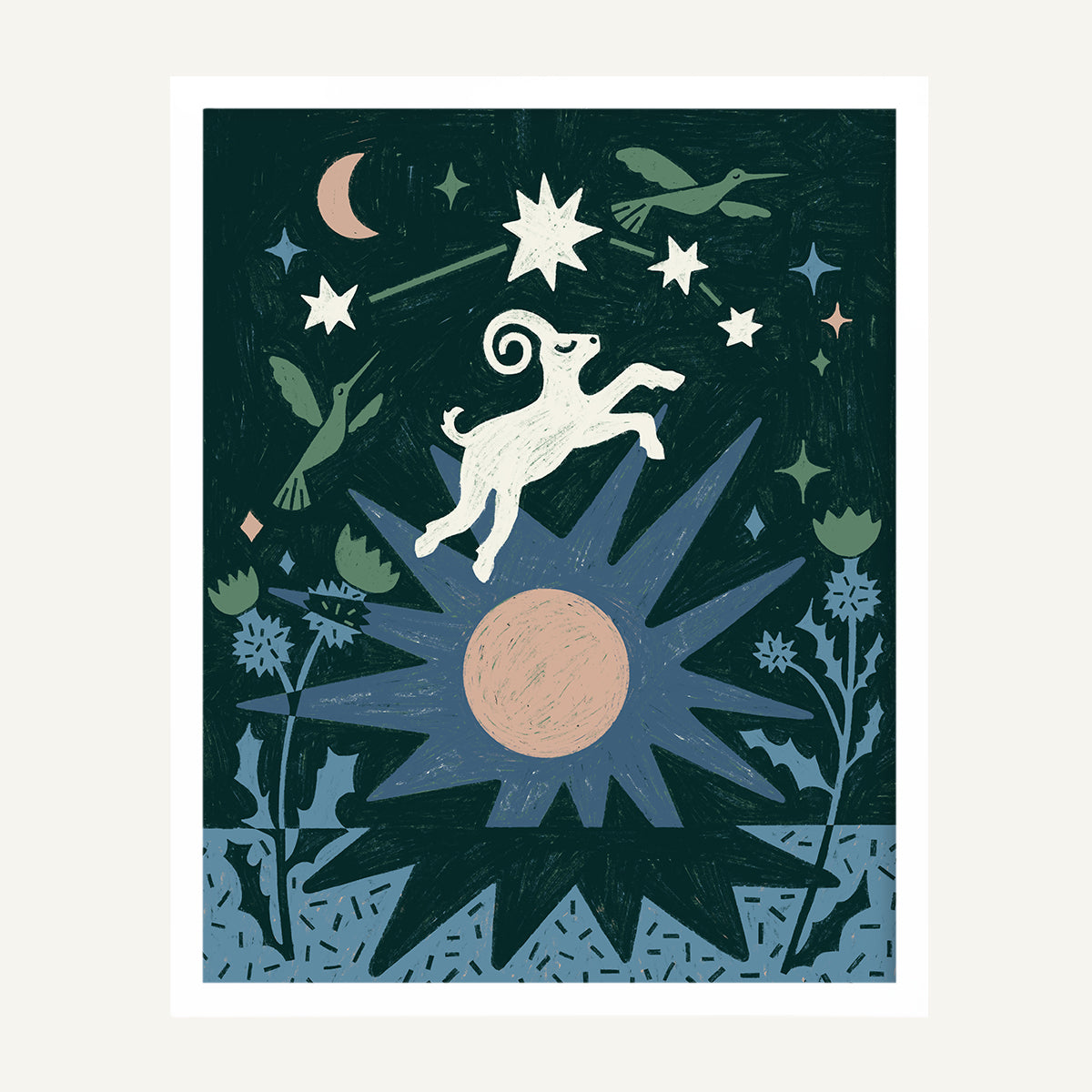 Aries zodiac art print Aries Cool_0000s_0002_Aries Cool White Gallery.jpg