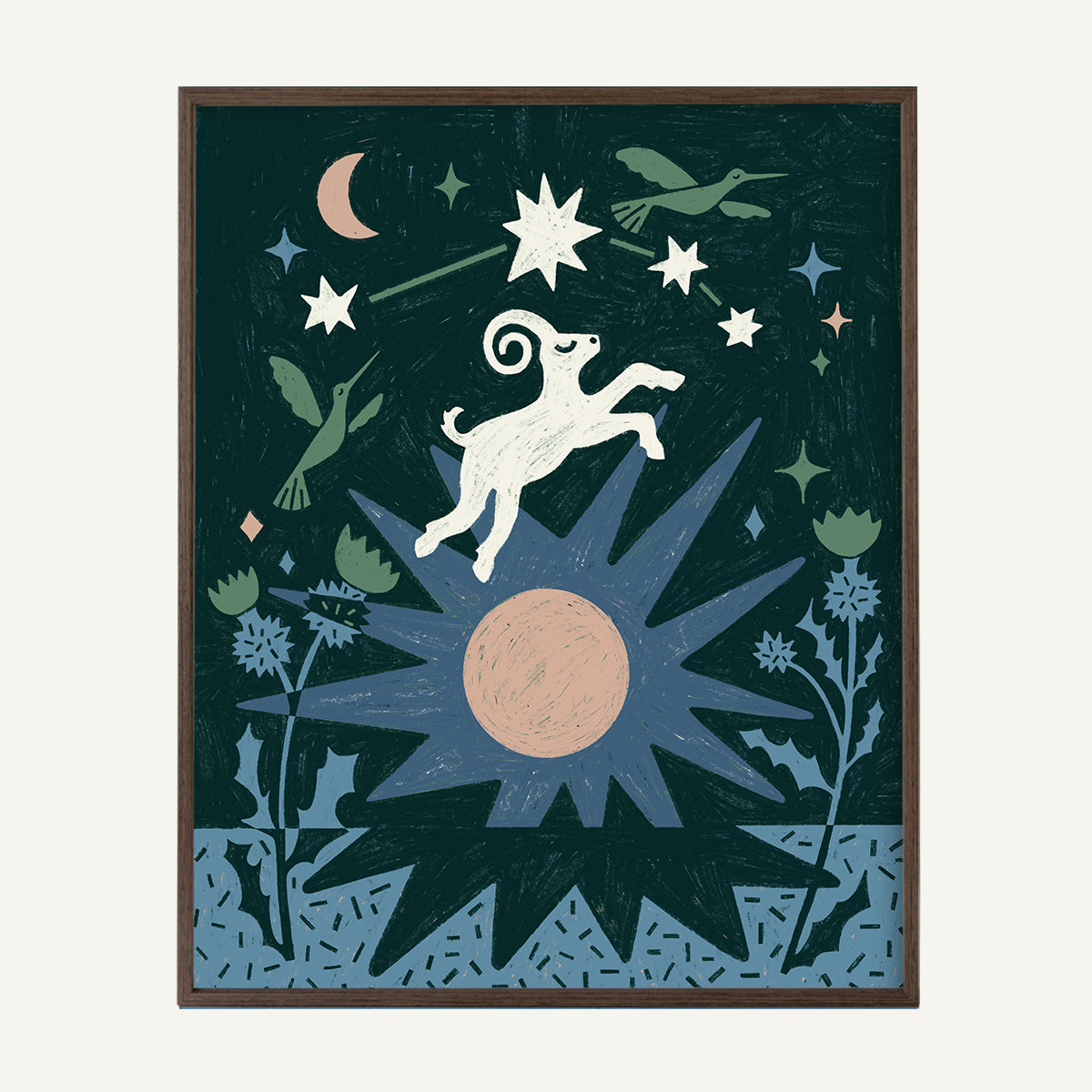 Aries zodiac art print Aries Cool_0000s_0006_Aries Cool Dark Oak.jpg