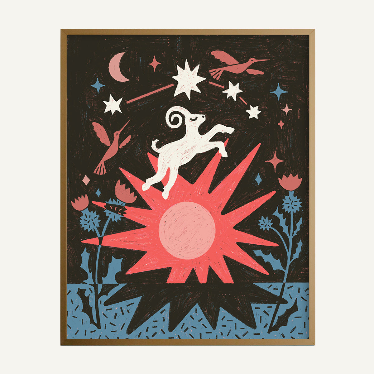 Aries zodiac art print Aries Warm_0001s_0001_16x20 Brass.jpg