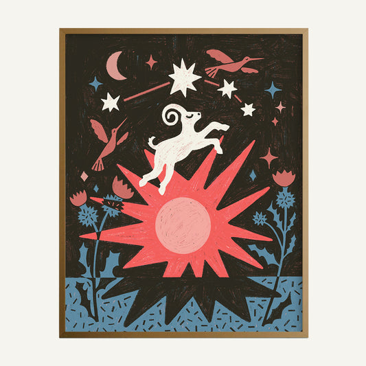 Aries zodiac art print Aries Warm_0001s_0001_16x20 Brass.jpg