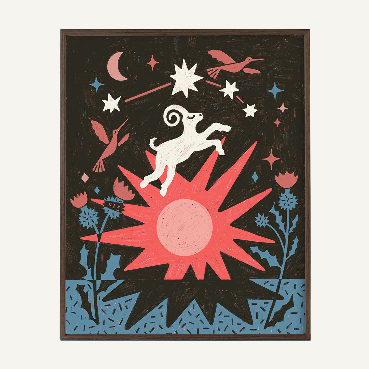 Aries zodiac art print Aries Warm_0001s_0006_16x20 dark oak.jpg