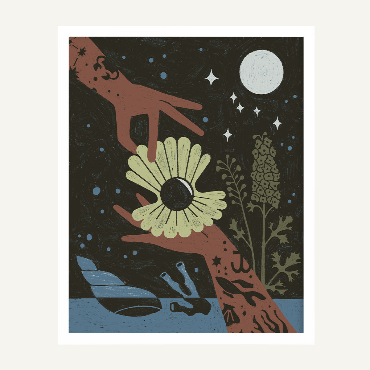 Cancer zodiac art print Cancer Cool_0006s_0002_16x20 White Gallery.jpg