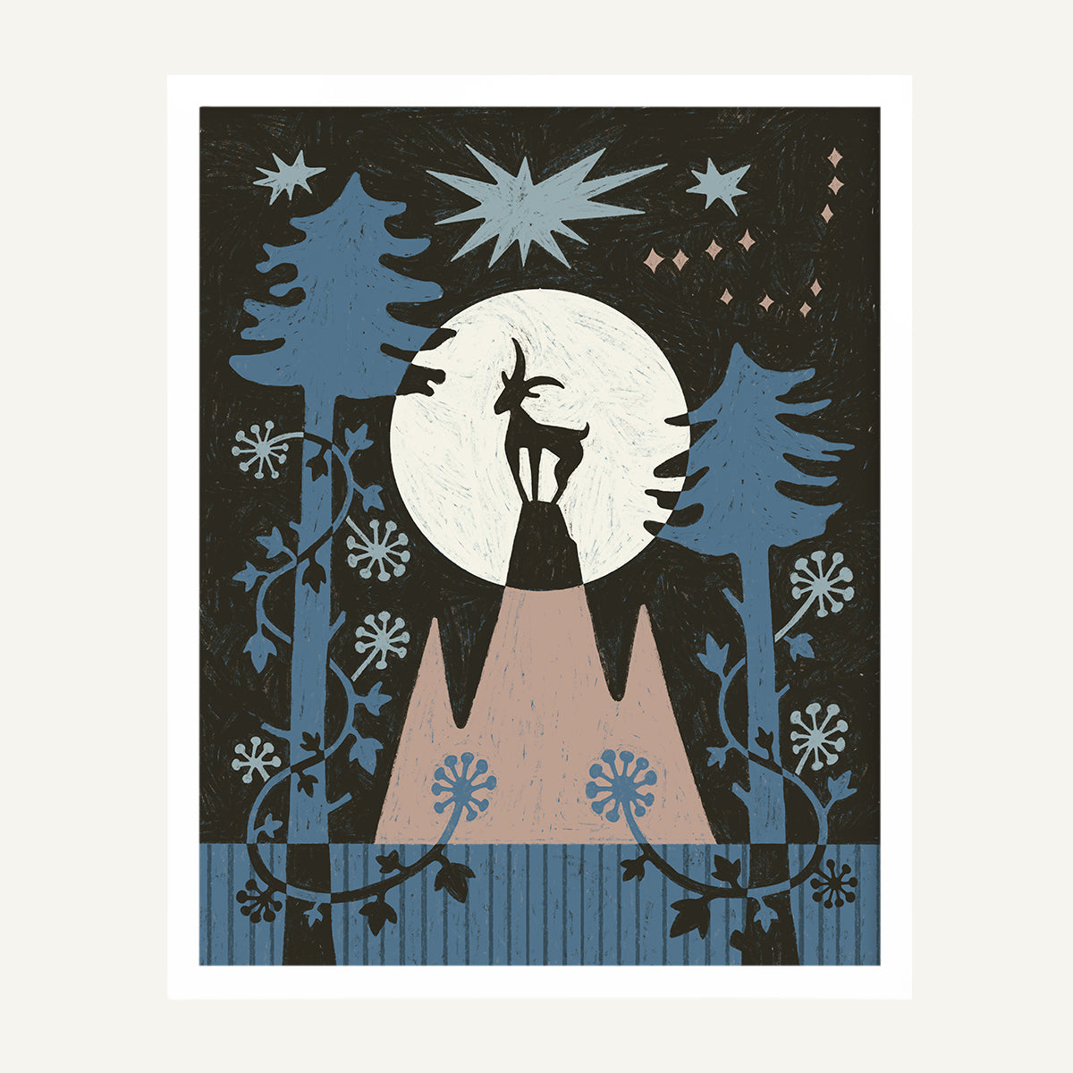 Capricorn zodiac art print Capricorn Cool_0018s_0002_16x20 White Gallery.jpg