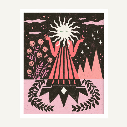 Leo zodiac art print Leo Warm_0009s_0002_16x20 White Gallery.jpg
