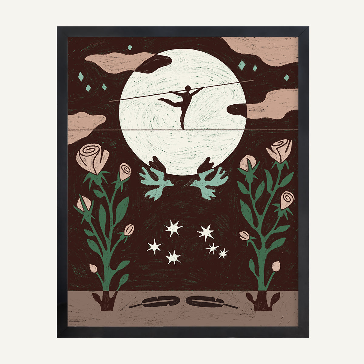 Libra zodiac art print Libra Cool_0012s_0005_16x20 Black Gallery.jpg