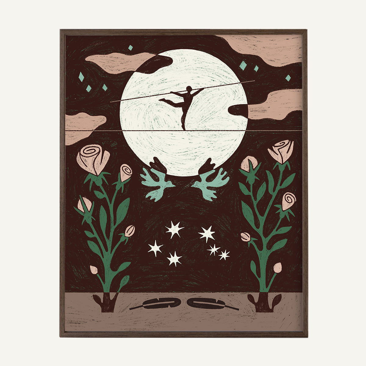 Libra zodiac art print Libra Cool_0012s_0006_16x20 dark oak.jpg