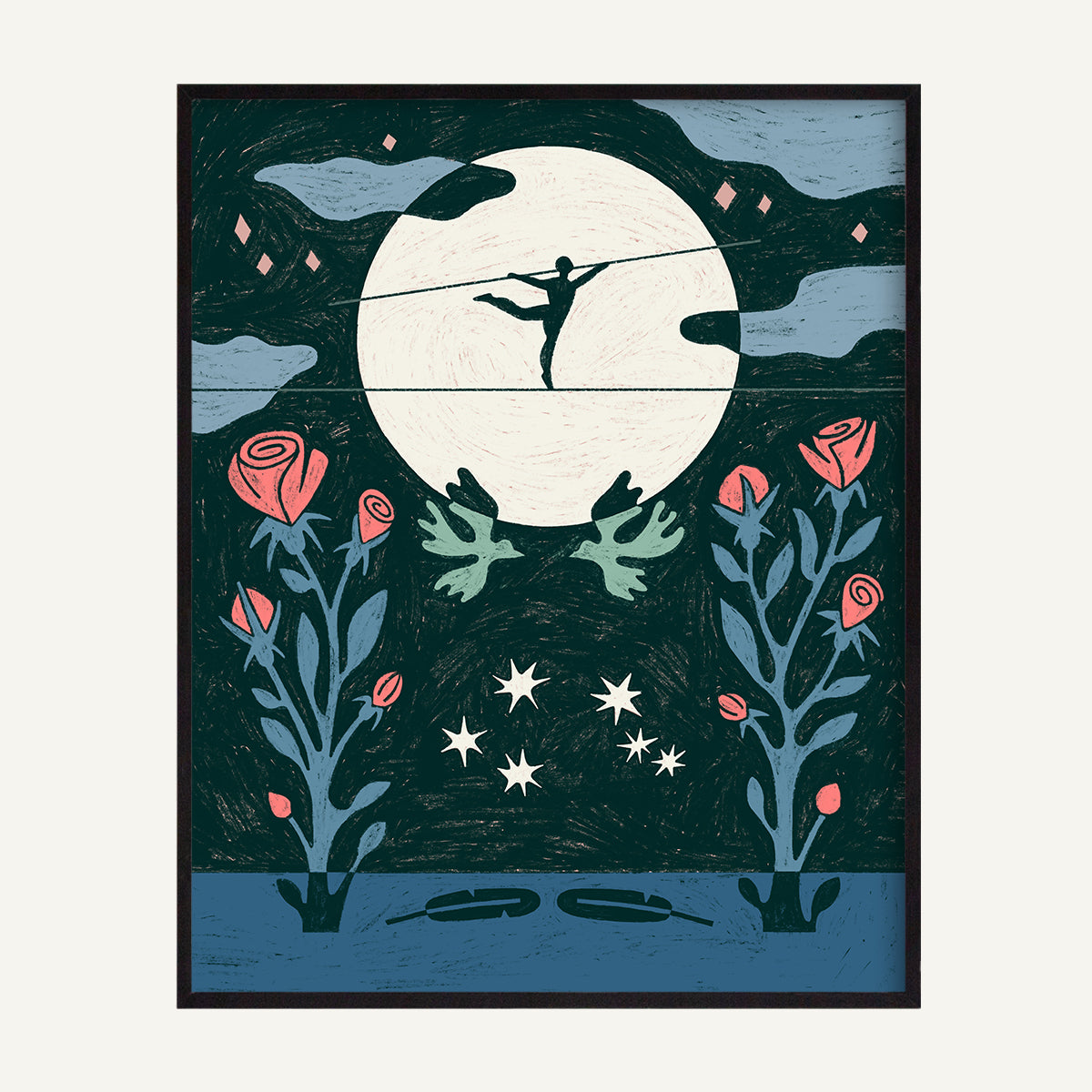 Libra zodiac art print Libra Warm_0013s_0000_16x20 Black Metal.jpg