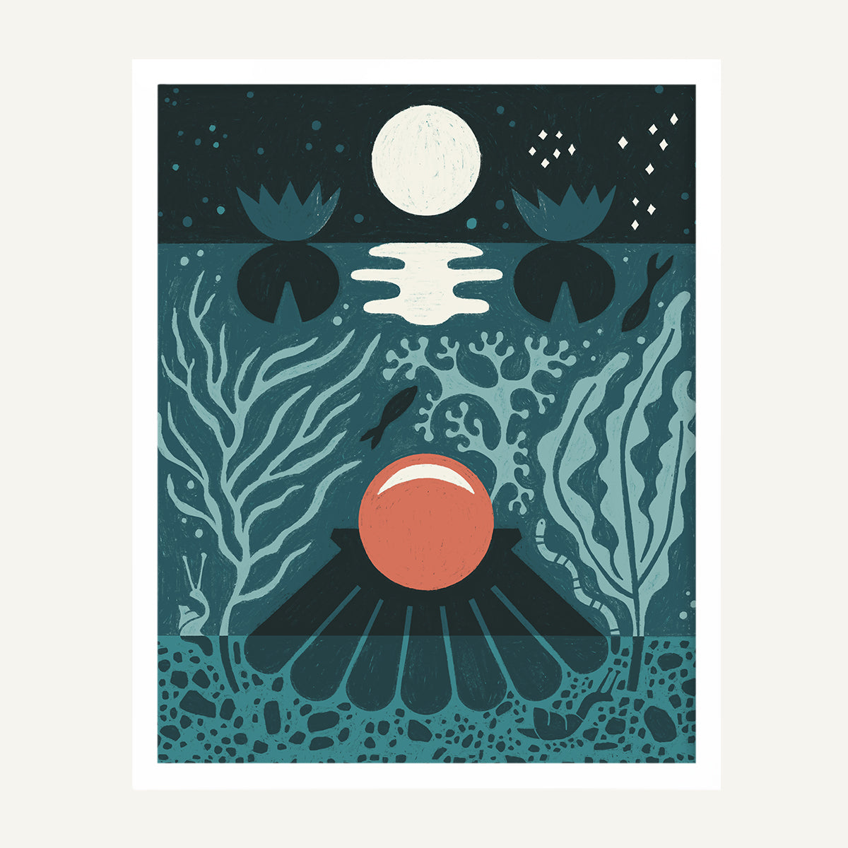Pisces zodiac art print Pisces Cool_0022s_0002_White Gallery.jpg
