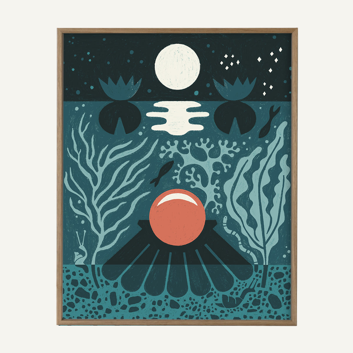 Pisces zodiac art print Pisces Cool_0022s_0004_light oak.jpg