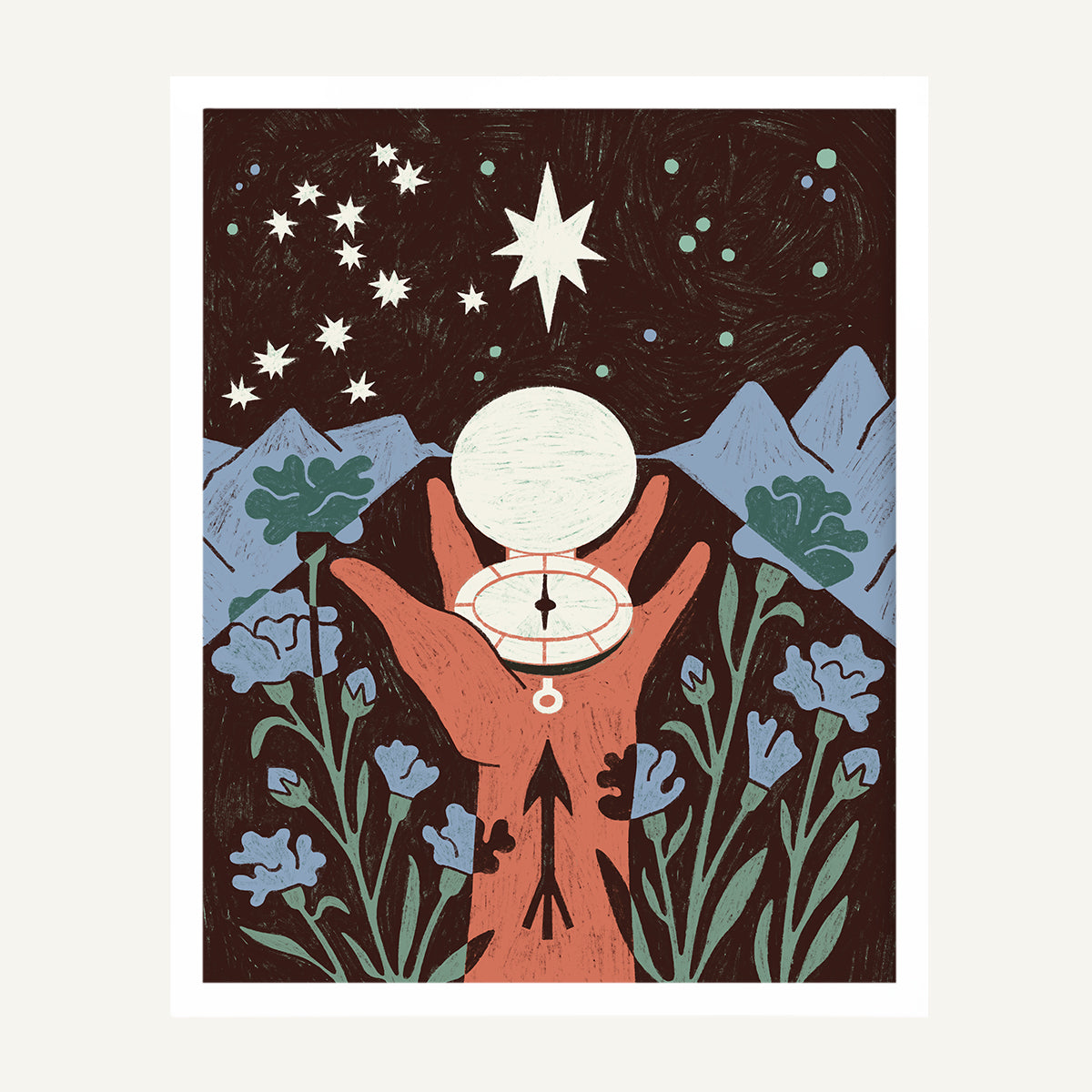 Sagittarius zodiac art print Sagittarius Cool_0016s_0002_16x20 White Gallery.jpg