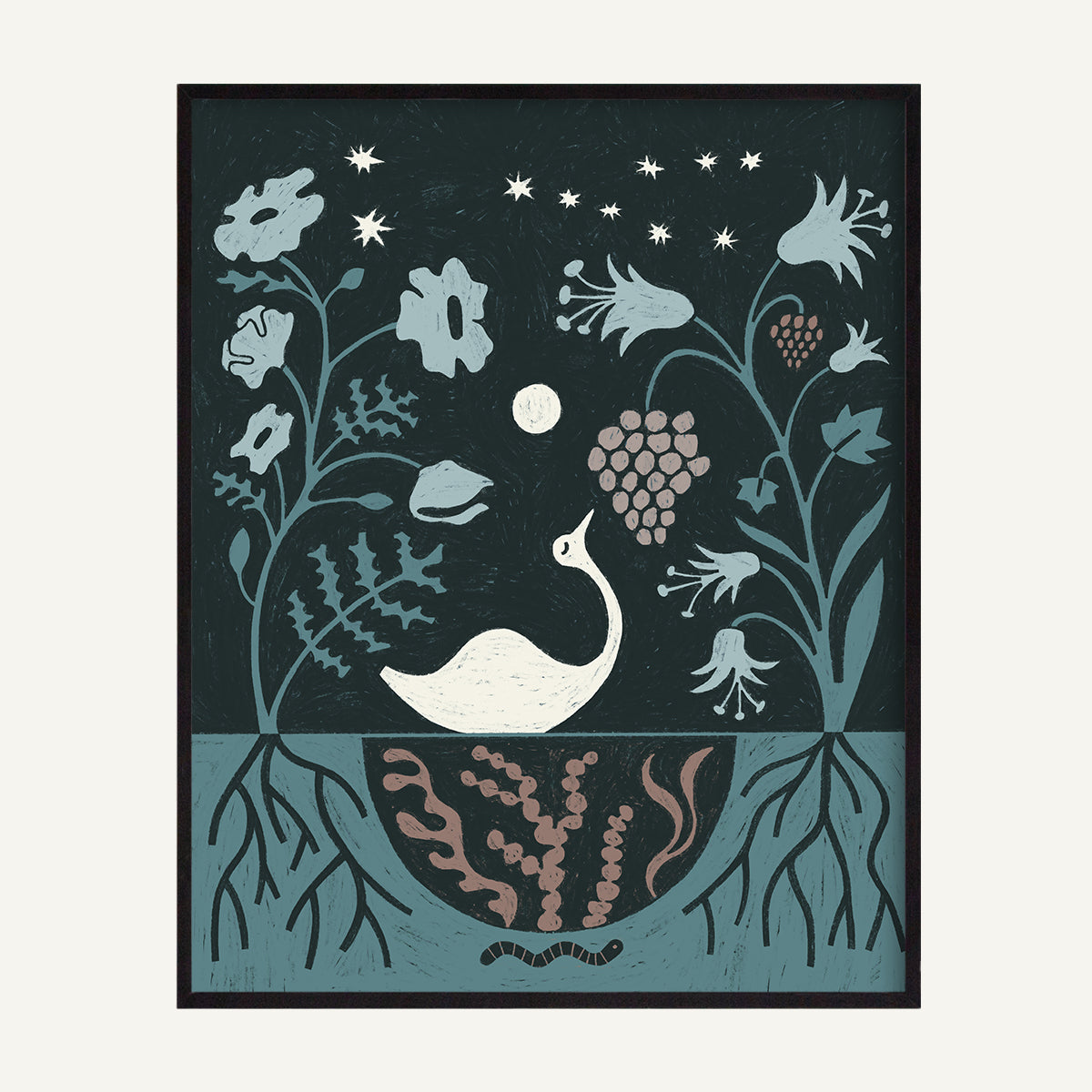 Taurus zodiac art print Taurus Cool_0002s_0000_16x20 Black Metal.jpg