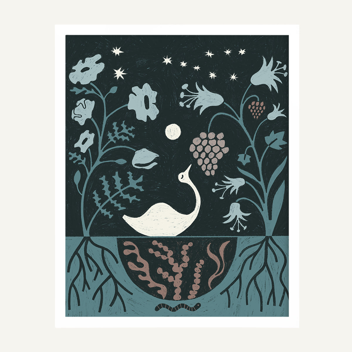 Taurus zodiac art print Taurus Cool_0002s_0002_16x20 White Gallery.jpg