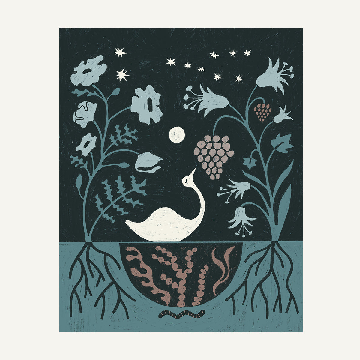 Taurus zodiac art print Taurus Cool_0002s_0007_16x20 Art Only.jpg