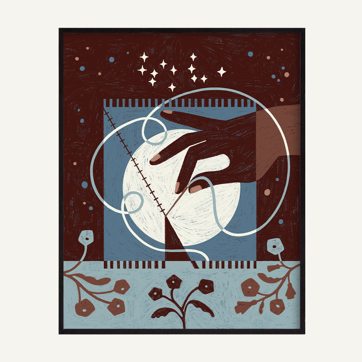 Virgo zodiac art print Virgo Cool_0010s_0000_16x20 Black Metal.jpg