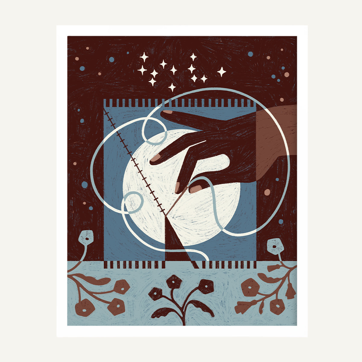 Virgo zodiac art print Virgo Cool_0010s_0002_16x20 White Gallery.jpg