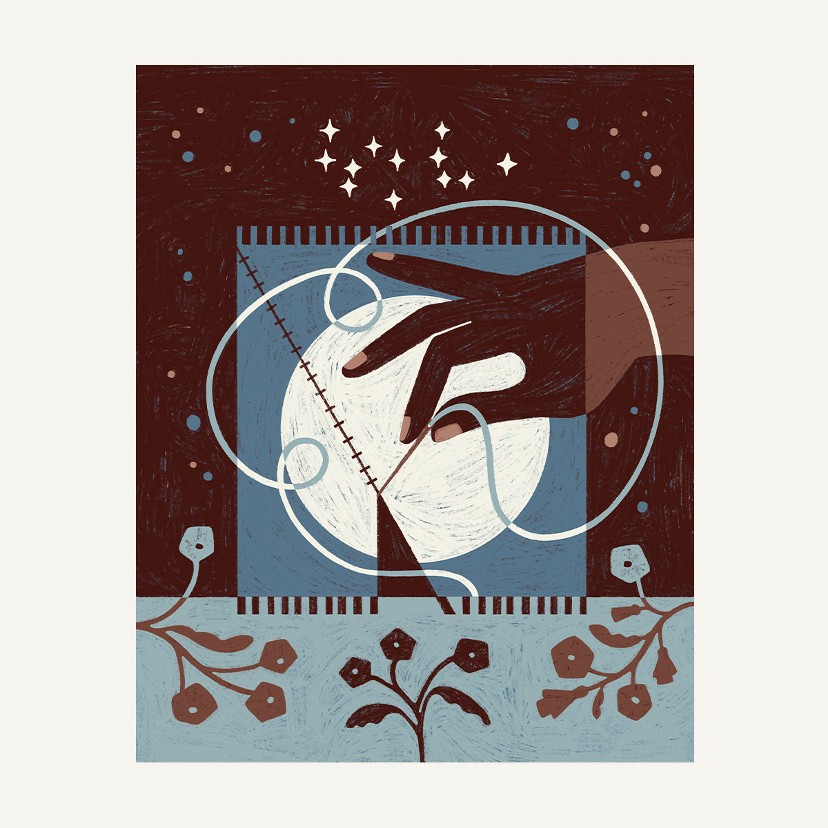 Virgo zodiac art print Virgo Cool_0010s_0007_16x20 Art Only.jpg