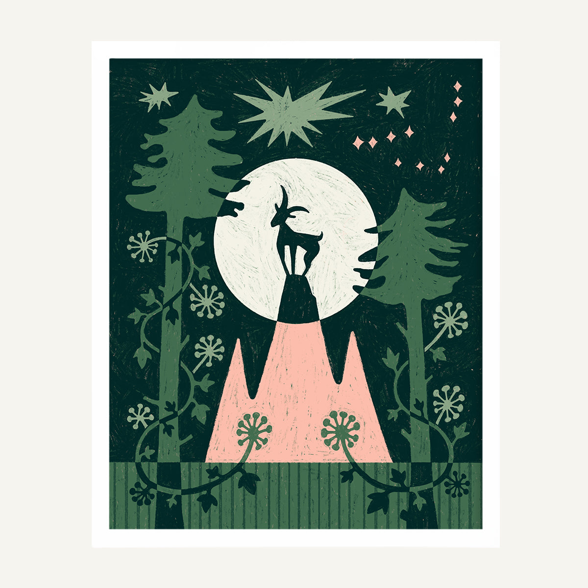 Capricorn zodiac art print capricorn Warm_0019s_0002_White Gallery .jpg