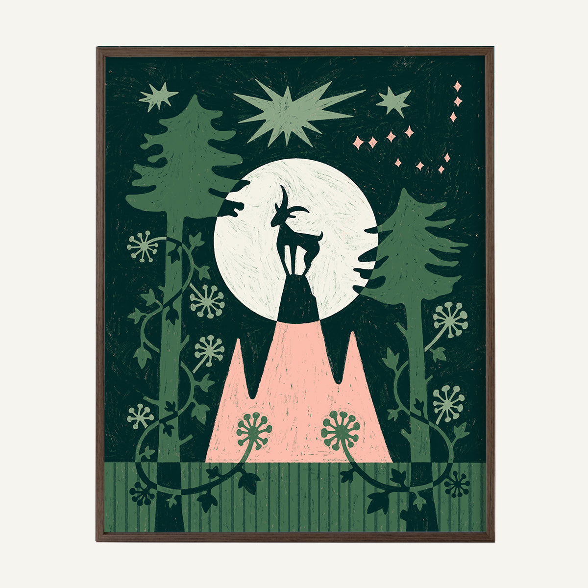 Capricorn zodiac art print capricorn Warm_0019s_0006_dark oak.jpg