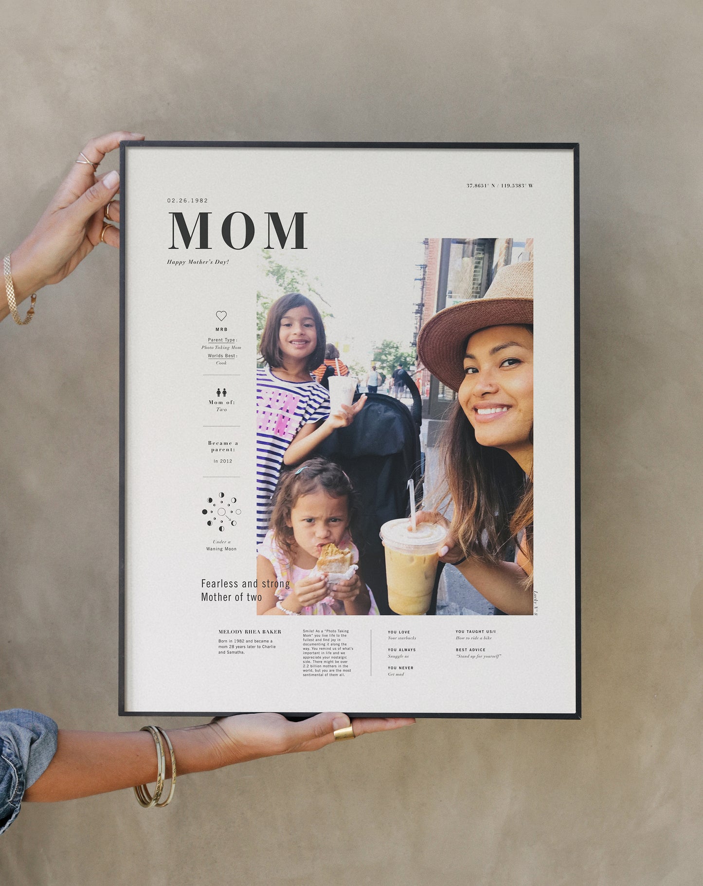 Mom Signature Art Print