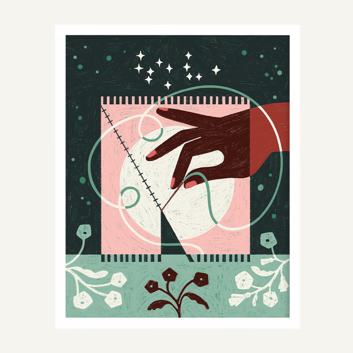 Virgo zodiac art print virgo Warm_0011s_0002_16x20 White Gallery.jpg